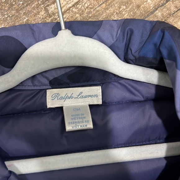 Blue Camo Ralph Lauren Infant Puffer Jacket size 12mth - Picture 4 of 4